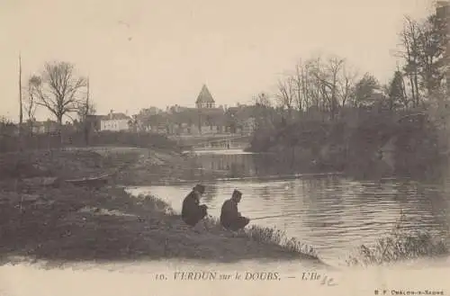 Frankreich - Verdun-sur-le-Doubs - Frankreich - Ile