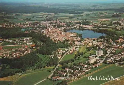 Bad Waldsee - Luftbild - ca. 1980