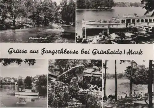 Fangschleuse (OT von Grünheide) - u.a. Peetzsee - 1973