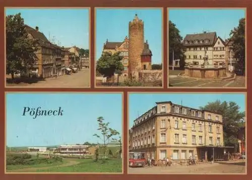 Pößneck - u.a. Weißer Turm - 1986