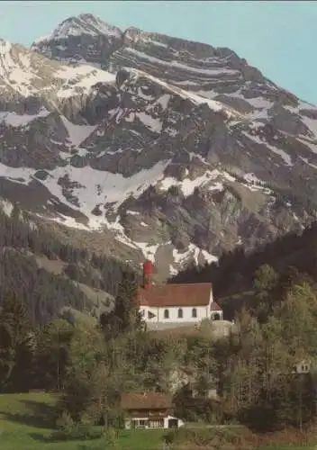 Schweiz - Schweiz - Sachseln, Flüeli-Ranft - apelle mit Melchtalerberge - ca. 1985