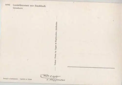 Schweiz - Lauterbrunnen - Schweiz - mit Staubbach
