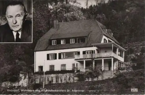 Bad Honnef-Rhöndorf - Wohnhaus Adenauer - ca. 1960