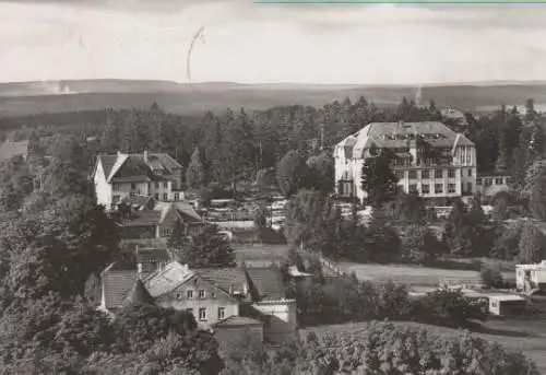 Friedrichsbrunn - Blick zum Sanatorium Ernst Thälmann - 1973