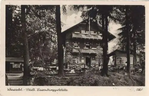 Wunsiedel im Fichtelgebirge - Städt. Luisenburggaststätte