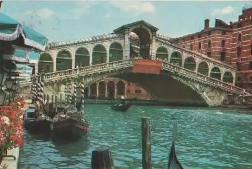 Italien - Italien - Venedig - Rialtobrücke - 1968