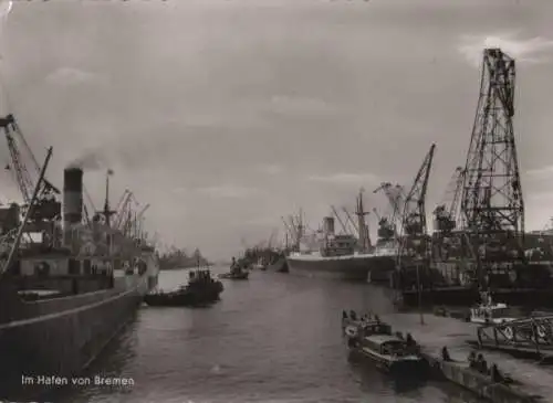 Bremen - Im Hafen - ca. 1960