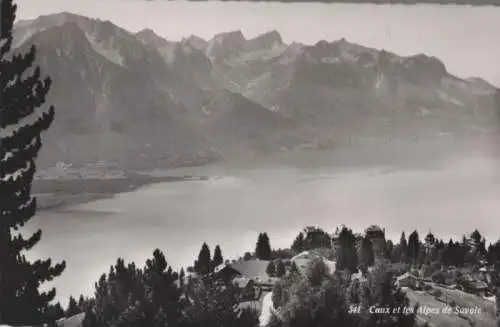 Schweiz - Schweiz - Caux - et les Alpes de Savoie - ca. 1955