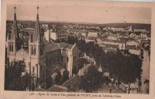 Frankreich - Frankreich - Vichy - Eglise St-Louis et Vue generale - 1919