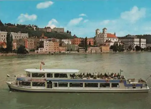 Passau - Rundfahrtschiff Passauer Wolf - ca. 1975