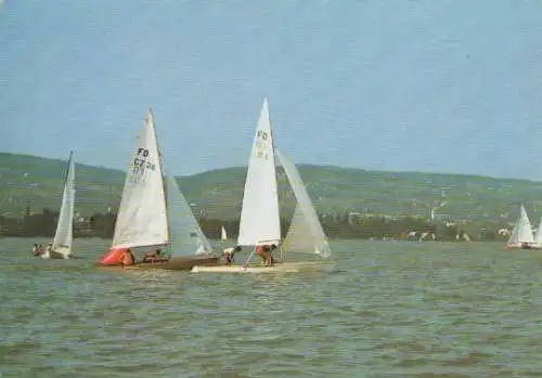 Ungarn - Ungarn - Balaton - Segelschiffe - 1984