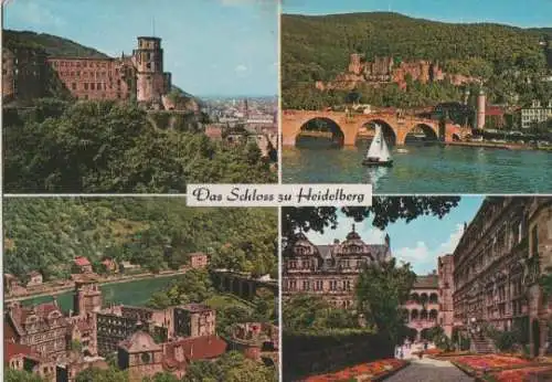 Heidelberg u.a. Schloss Ostseite - 1990