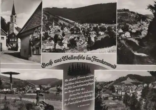 Wallenfels - mit 5 Bildern - 1972