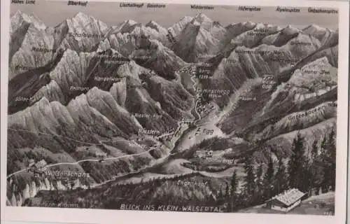 Österreich - Österreich - Kleinwalsertal - Relief - ca. 1955