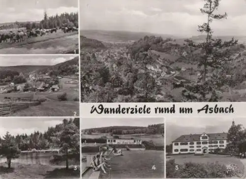 Schmalkalden-Asbach - Wanderziele - ca. 1980