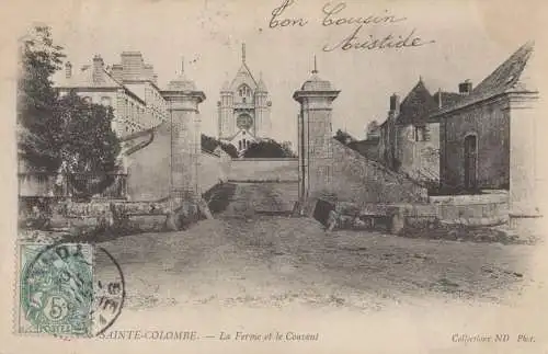 Frankreich - Sainte-Colombe - Frankreich - Ferme et le Couvent