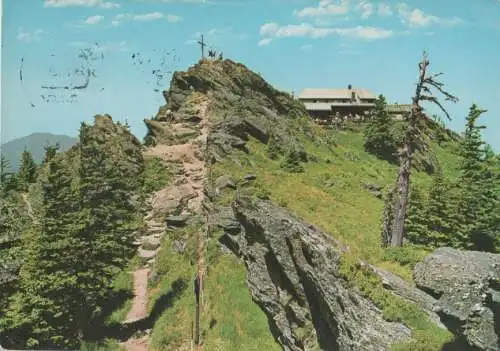 Bayerischer Wald - Osserschutzhaus auf Gr. Osser - ca. 1980