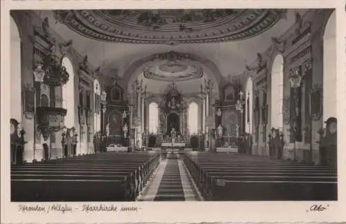 Pfronten - Pfarrkirche innen - ca. 1955