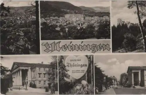 Meiningen - 6 Teilbilder - 1959