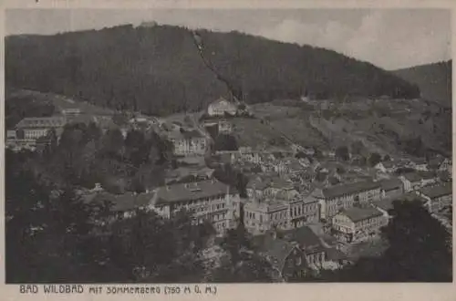 Bad Wildbad - mit Sommerberg - 1933