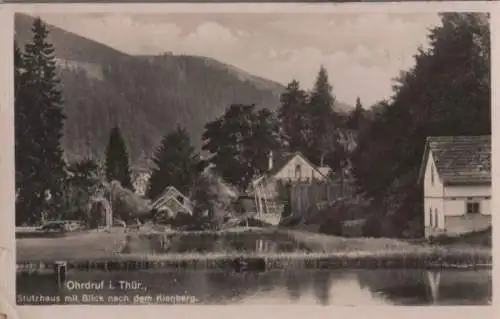 Ohrdruf - Stutzhaus mit Blick nach dem Kienberg - 1952