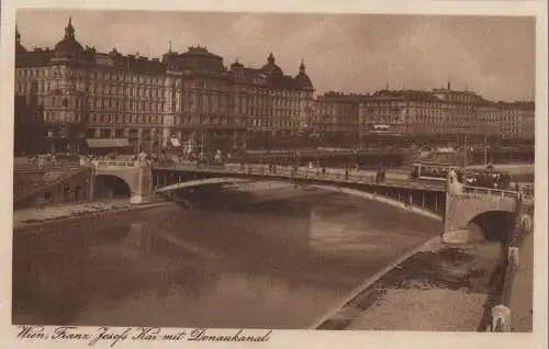 Österreich - Österreich - Wien - Franz Josefs Kai mit Donaukanal - ca. 1940