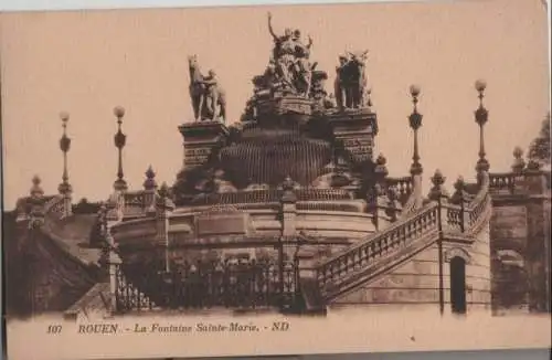 Frankreich - Frankreich - Rouen - La Fontaine Sainte-Marie - ca. 1935