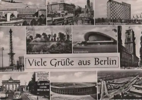 Berlin, Westteil - u.a. Olympia-Stadion - 1965