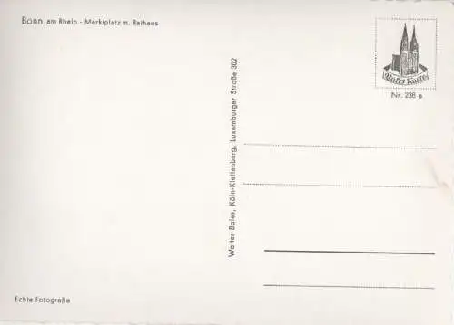 Bonn - Marktplatz mit Rathaus
