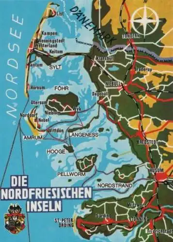 Nordfriesische Inseln - Übersicht - 1984