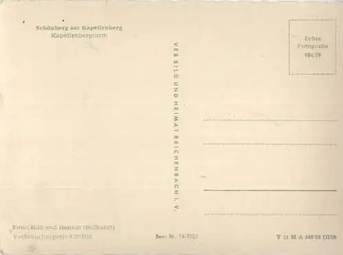 Bad Brambach - Schönberg am Kapellenberg - Kapellenbergturm