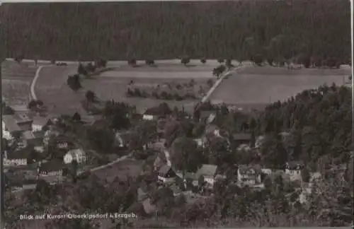 Altenberg-Oberkipsdorf - Blick auf Dorf - 1964