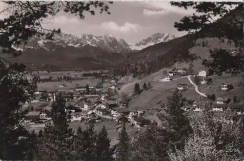 Wallgau - mit Wetterstein - 1958