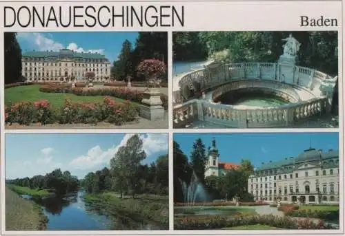 Donaueschingen - 4 Teilbilder - ca. 1995