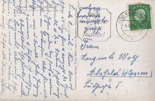 unbekannter Ort - Hotel Schönblick mit Nebelhorn