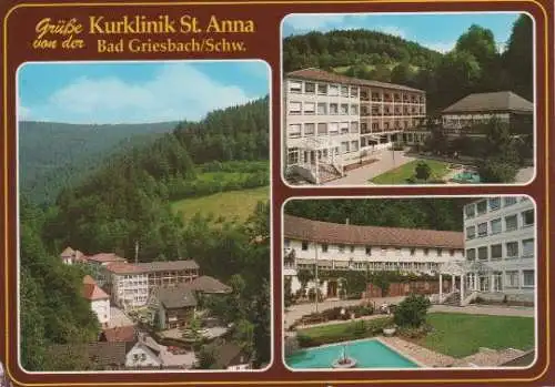 Grüße von der Kurklinik St. Anna, Bad Griesbach/Schw. - 1996