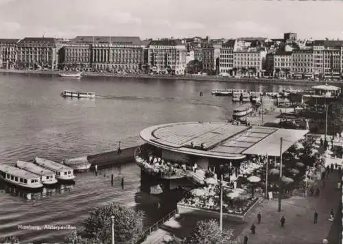 Hamburg - Alsterpavillon - 1954