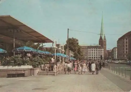 Hamburg - Alsterpavillon Jungfernstieg - 1961