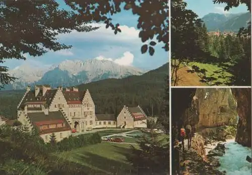 Mittenwald - Schloß Kranzbach, Partnachklamm - 1986