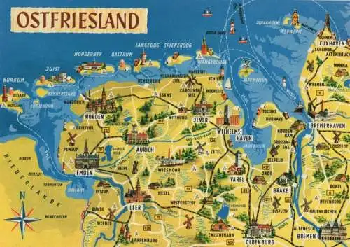 Ostfriesland - Übersicht