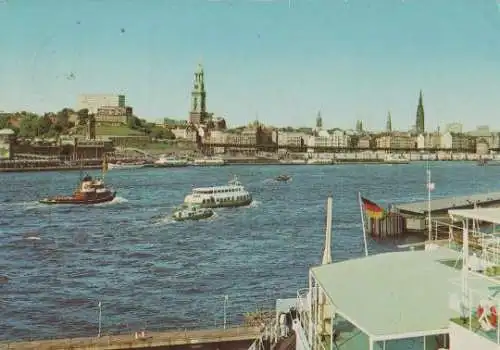 Hamburg - Hafen und Panorama - 1982