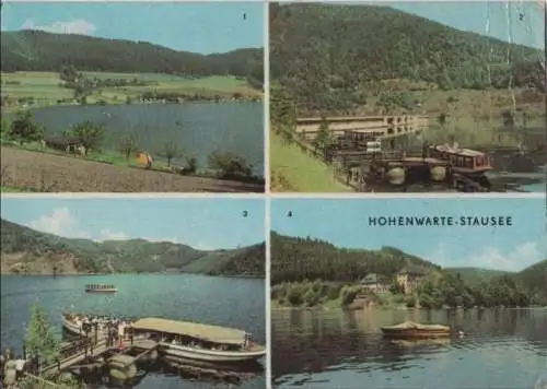 Hohenwarte-Stausee - u.a. Zeltplatz im Alter - ca. 1970