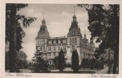 Bad Wildungen - Hotel Fürstenhof - ca. 1950