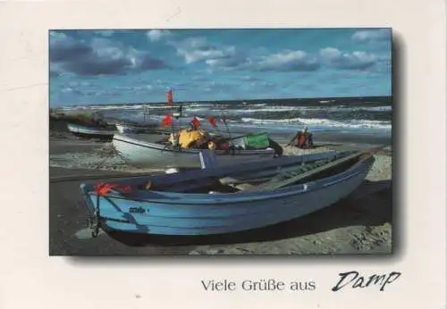 Damp - Boote am Strand