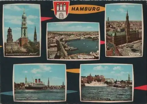 Hamburg - u.a. Rathaus - ca. 1975