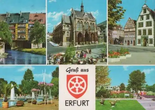 Erfurt - u.a. Krämerbrücke - 1979