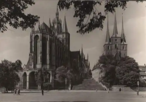 Erfurt - Dom und Severikirche - 1972