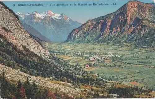 Frankreich - Frankreich - Bourg Oisans - vue generale - ca. 1935