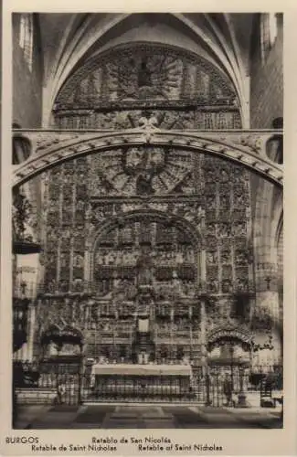 Spanien - Spanien - Burgos - Retablo de San Nicolas - ca. 1955