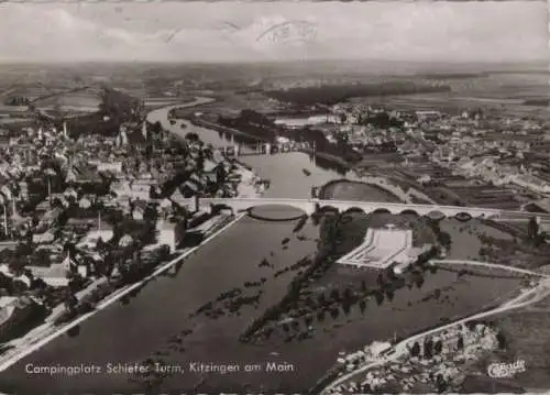 Kitzingen - Campingplatz Schiefer Turm - 1964